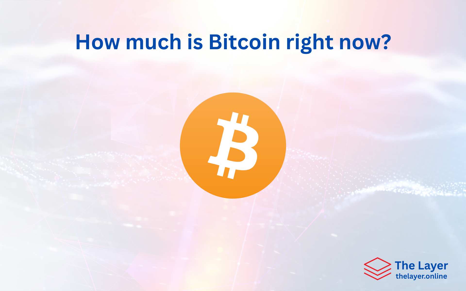 How much is Bitcoin right now