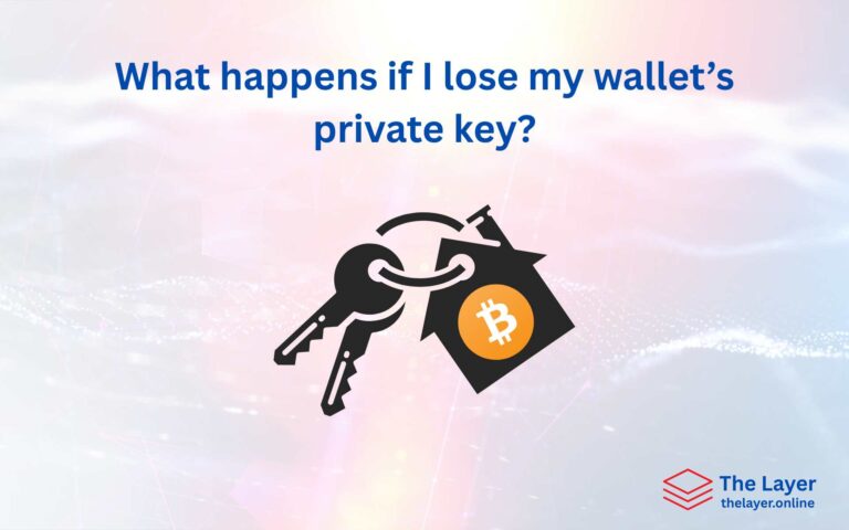 What happens if I lose my wallet’s private key